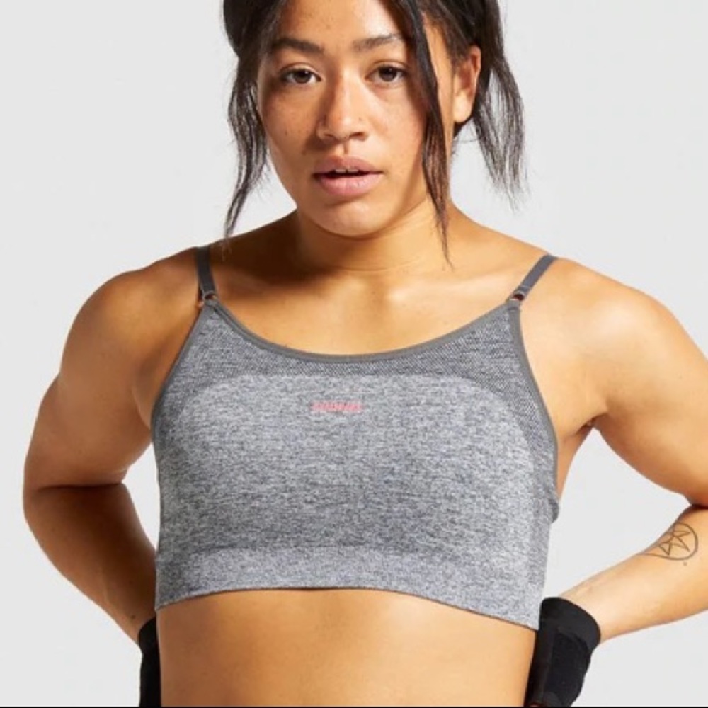 Gymshark High neck Flex Strappy sports bra | s